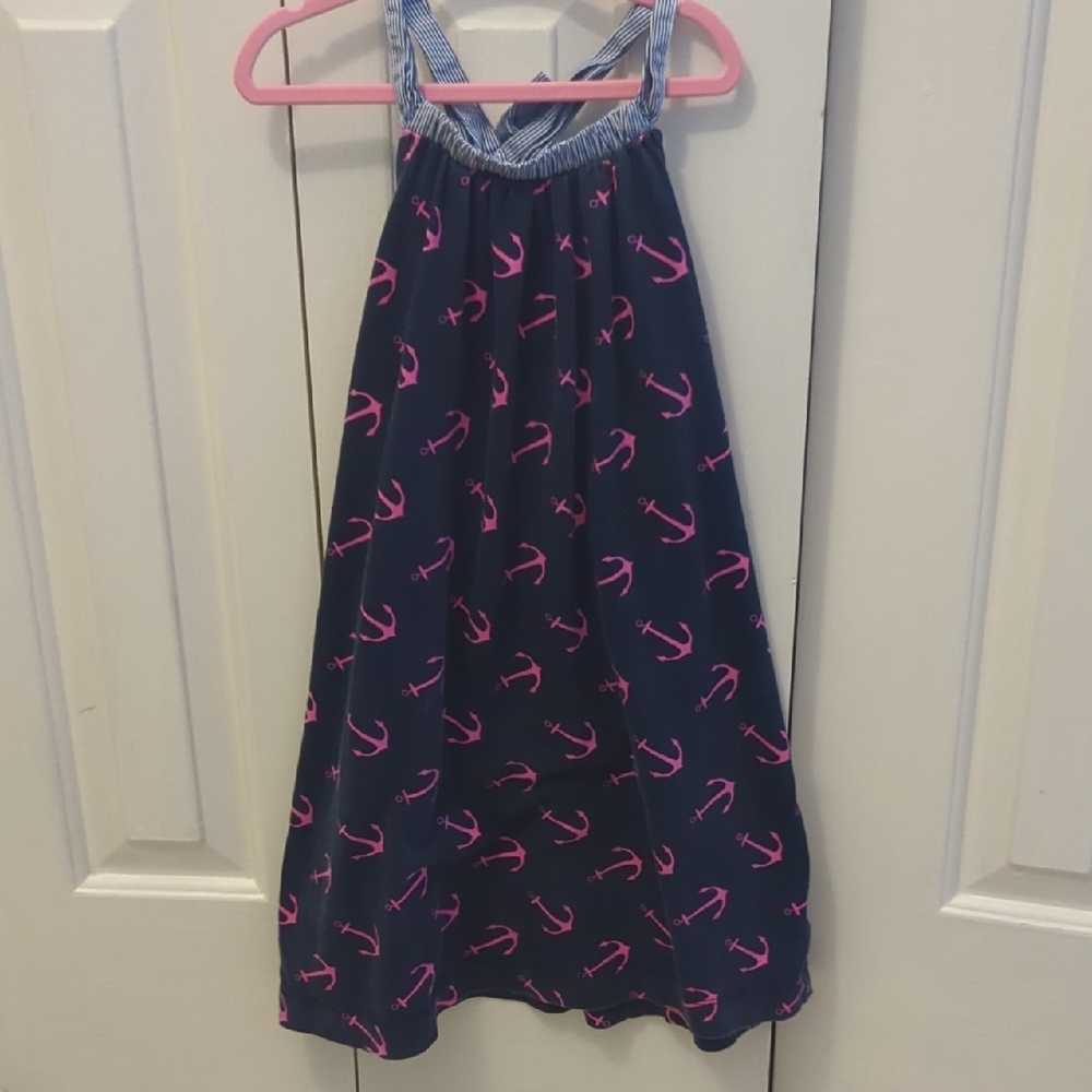 Crewcuts Blue and Pink Flamingo Nightgown Pajamas